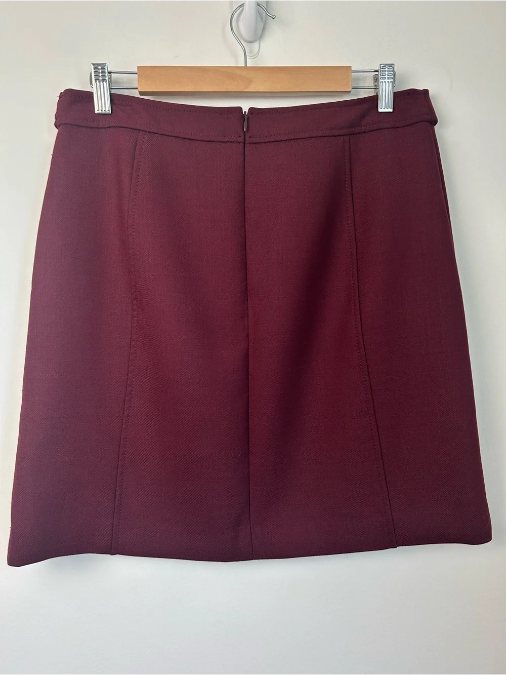 BROOKS BROTHERS Wool Blend Mini Skirt